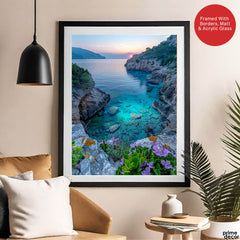 Beautiful View Of Sunrise From A Beautiful Lake | Abstract Nature Artwork #00488