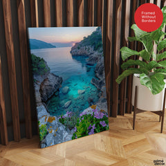 Beautiful View Of Sunrise From A Beautiful Lake | Abstract Nature Artwork #00488