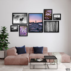 Beautiful Artwork Collection Of Horses & Nature (7 Panel) Nature Wall Art