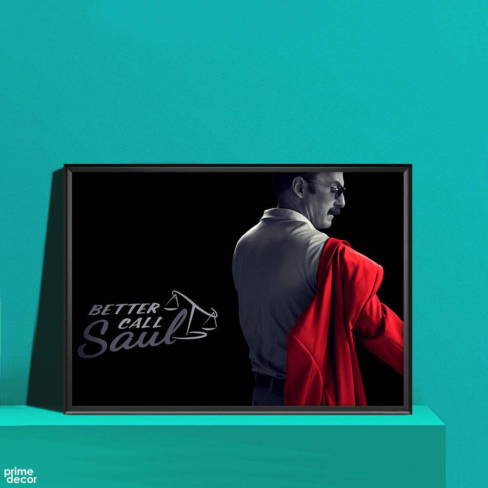 Better Call Saul Red Jacket | Movie Poster Wall Art - Prime Décor