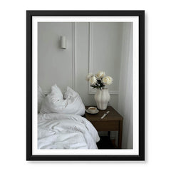 Beautiful Tea Cup Over The Side Table Of The Bed | Abstract Fashion Artwork #00500