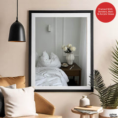 Beautiful Tea Cup Over The Side Table Of The Bed | Abstract Fashion Artwork #00500