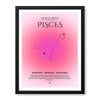 Pisces Abstract Stars Sign Art | Abstract Nature Artwork #00502 - Prime Décor