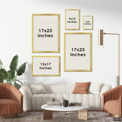 Gold Foil & Grey Luxury Fashion Abstract (5 Panel) Fashion Wall Art - Prime Décor