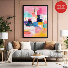 Abstract Multicolor Paint Splash Digital Artwork | Abstract Fashion Artwork #00555