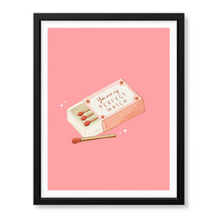 You Are My Perfect Match | Abstract Couple Artwork #00568