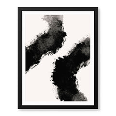 Abstract Black Artwork Over White Background | Abstract Fashion Artwork #00569
