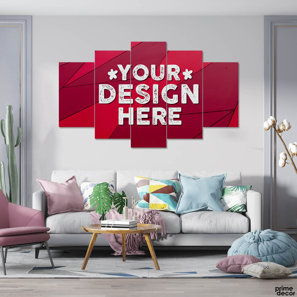 Customise Your Artwork | 5 Panels (I) - Prime Décor