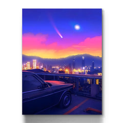 Comet Over Neon City