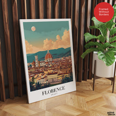 Florence City Italy | Abstract Travel Artwork #00631