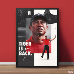 Tiger Is Back Tiger Woods Golf Champion | Sports Wall Art - Prime Décor