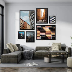 Urban Architectural Closeup Shots (6 Panel) Architecture Wall Art