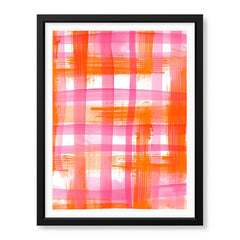 Abstract Pink & Orange Artwork | Abstract Fashion Artwork #00661