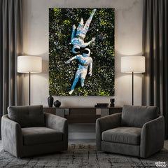 Space Nap In Flowers