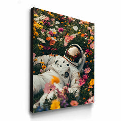 Astronaut Resting In Bloom