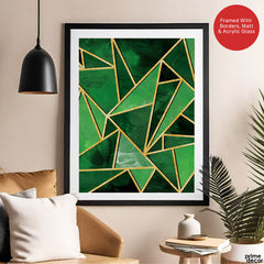 Mystic Marble Series - Emerald | Abstract Signature Artwork #00731