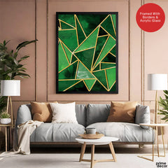 Mystic Marble Series - Emerald | Abstract Signature Artwork #00731