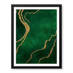 Mystic Marble Series Artwork - Emerald | Abstract Signature Artwork #00733