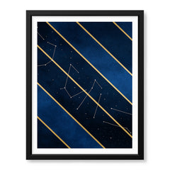 Mystic Marble Series - Blue & Gold | Abstract Signature Artwork #00742