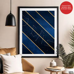 Mystic Marble Series - Blue & Gold | Abstract Signature Artwork #00742
