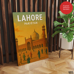 Lahore Pakistan Illustration City Poster | Travel Artwork #00746