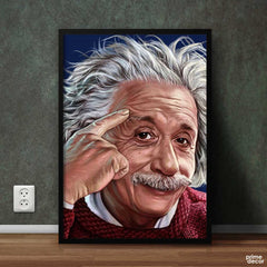 Albert Einstein | Figure Poster Wall Art - Prime Décor