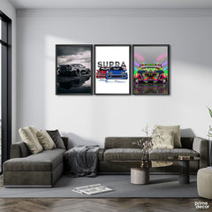 GTR Supremacy (3 Panel) Cars Wall Art - Prime Décor