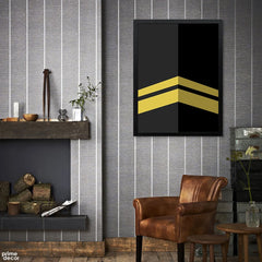 Geometric Minimal Kaaba Design (Single Panel) Islamic Wall Art