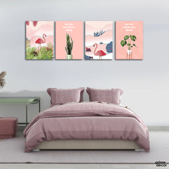 Nature Botanical Mood (4 Panel) Digital Wall Art - Prime Décor
