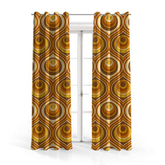 50's Retro Geometric Pattern | Abstract Curtains #093 - Prime Décor