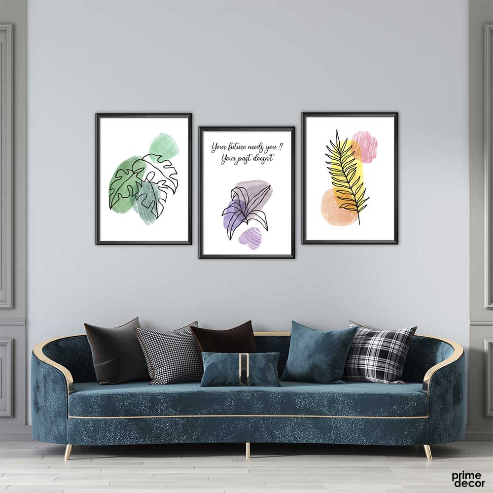 Your Future Needs You (3 Panel) Motivational Wall Art - Prime Décor