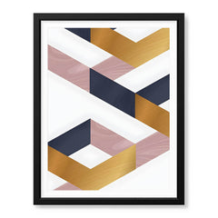 Colorful Geometric Shapes Abstract Design | Abstract Office Artwork #0099 - Prime Décor