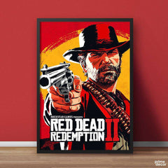 Arthur Morgan Red D. Redemption 2 | Game Poster Wall Art On Sale - Prime Décor