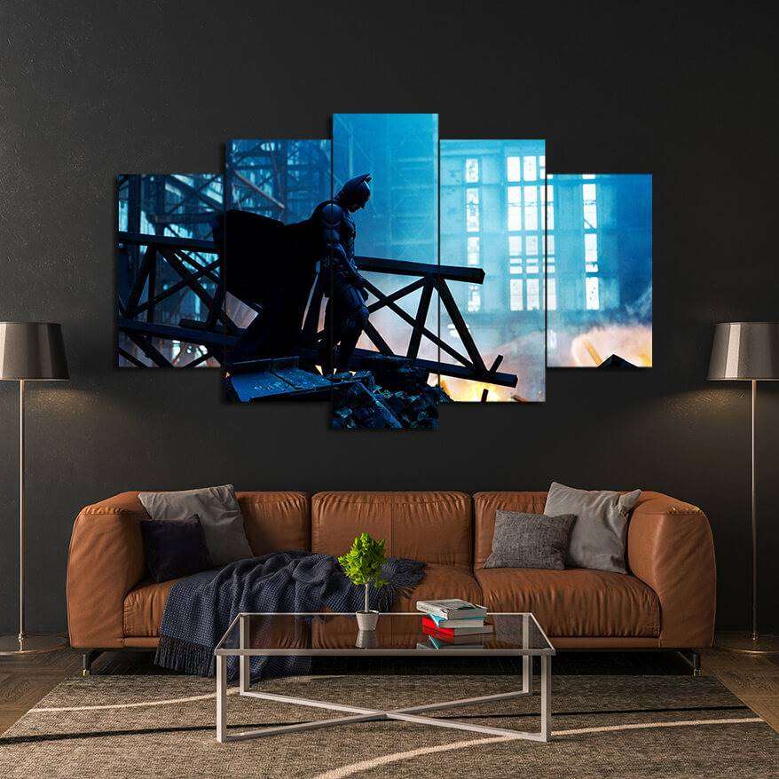 Batman The Dark Night (5 Panel) Movies Wall Art On Sale - Prime Décor