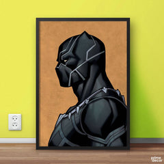 Black Panther Sideview Marvel Avengers | Movie Poster Wall Art - Prime Décor