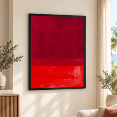 Red & Orange Color Shades Abstract Design | Abstract Office Artwork #00196