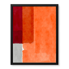 Red & Orange Color Shades Abstract Design | Abstract Office Artwork #00197