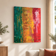 Colorful Abstract Paint Stroke Art | Abstract Fashion Artwork #00236