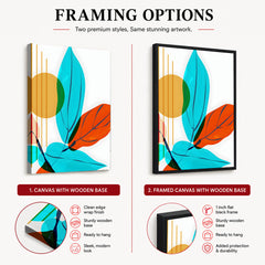Colorful Abstract Floral Art Over White Background | Abstract Floral Artwork #00243