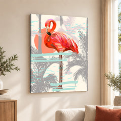 Beautiful Bird With Colorful Paint Stroke | Abstract Nature Artwork #00299