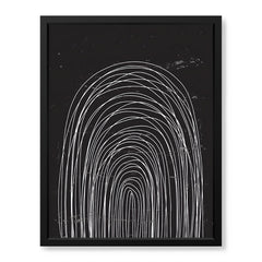 Black & White Abstract Linear Art Deign | Abstract Office Artwork #00347