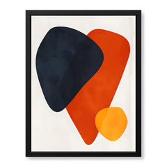Colorful Abtract Art Over White Background | Abstract Office Artwork #00371