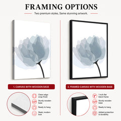 Beautiful Abstract Floral Art Over White Background | Abstract Floral Artwork #00387