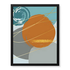 Colorful Abstract Paint Stroke Art Over White Background | Abstract Office Artwork #00397