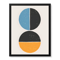 Black & Gold Abstract Art Over White Background | Abstract Office Artwork #00401