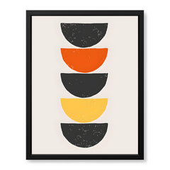 Black & Gold Abstract Art Over White Background | Abstract Office Artwork #00402