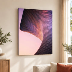 Beautiful Pink Abstract Art Over Beige Background | Abstract Fashion Artwork #00457
