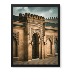 Beautiful Door Entrance Of A Historic Fort | Abstract Architecture Artwork #00458