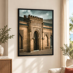Beautiful Door Entrance Of A Historic Fort | Abstract Architecture Artwork #00458