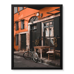 Beautiful View Of A Street With Cycle | Abstract Nature Artwork #00460
